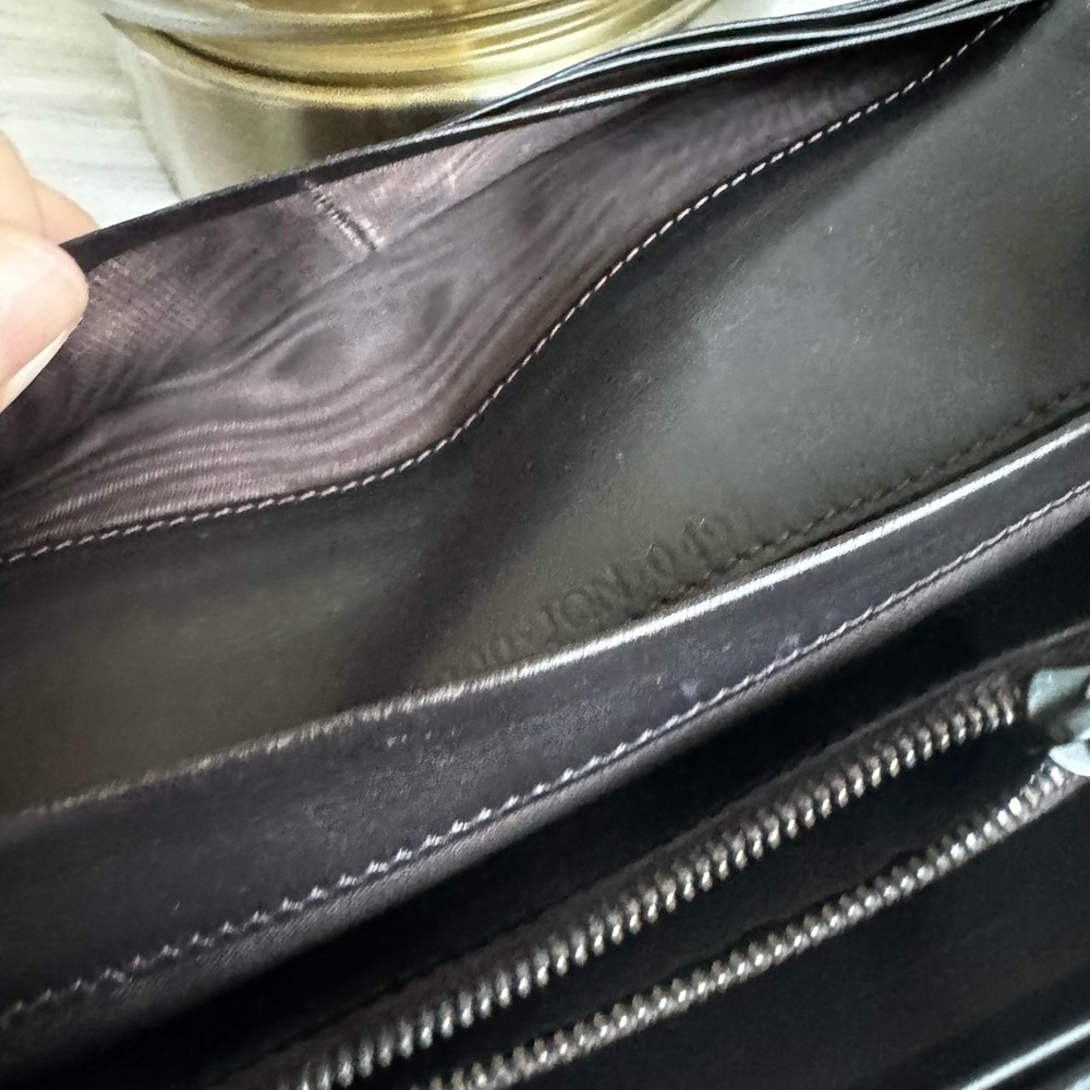 Fendi trifold brown canvas long wallet - Picture 5 of 13